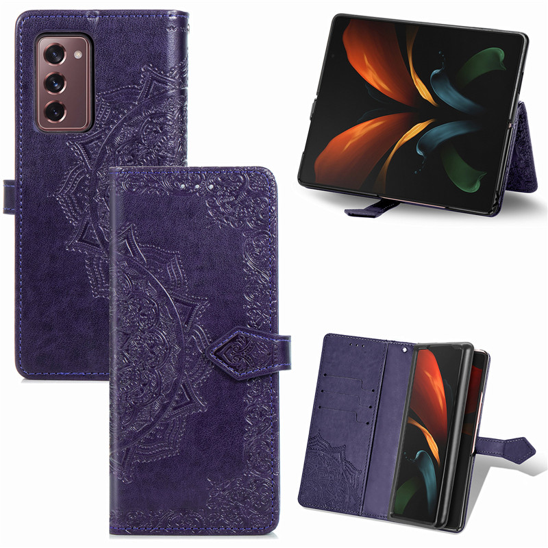 Bao Da Điện Thoại Kiểu Ví Gập In Hình Mandala 3d Cho Samsung Galaxy Z Fold 2 5g W21 Ốp | BigBuy360 - bigbuy360.vn
