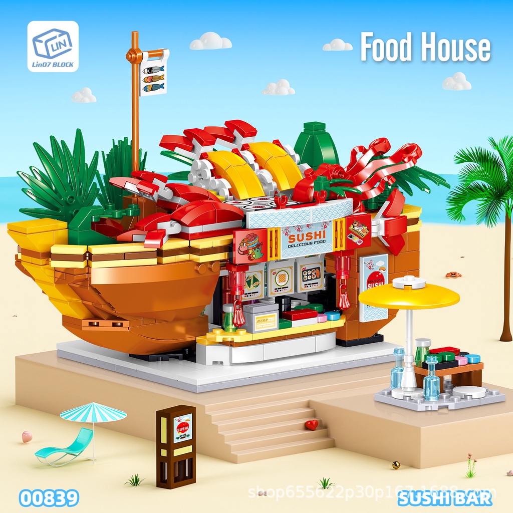 Bộ Đồ Chơi Lắp Ráp Công Viên Giải Trí Dành Cho Trẻ Em