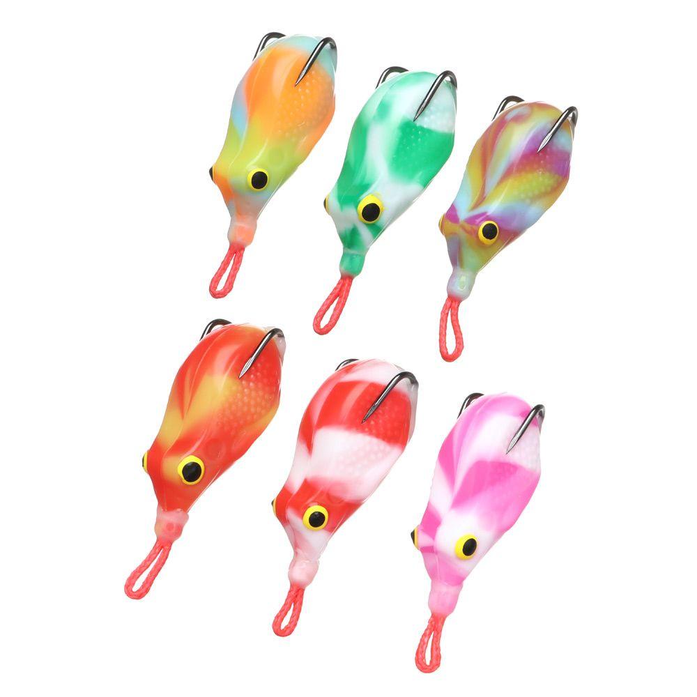 SHOUKEY Mồi Câu Cá Giả Bằng Silicon Màu Trơn Có Móc