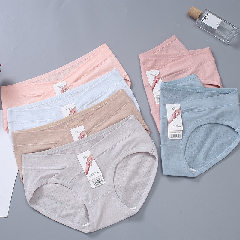 Quần lót bầu Embra cạp chéo cotton mềm mại thoải mái cho mẹ trong thai kỳ EBQL44