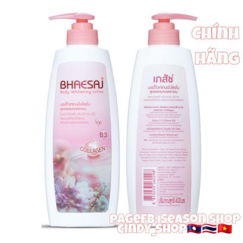 Sữa dương trắng da BHAESAJ Whitening body lotion.