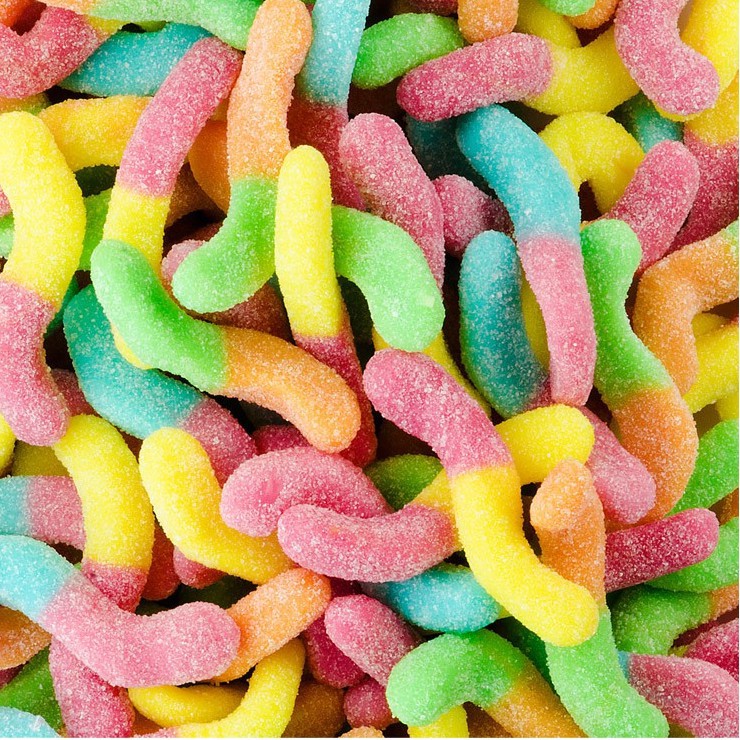 3 Loại Kẹo Dẻo Trolli Hình Sâu chua Phủ đường, classic bear, cola club 160g