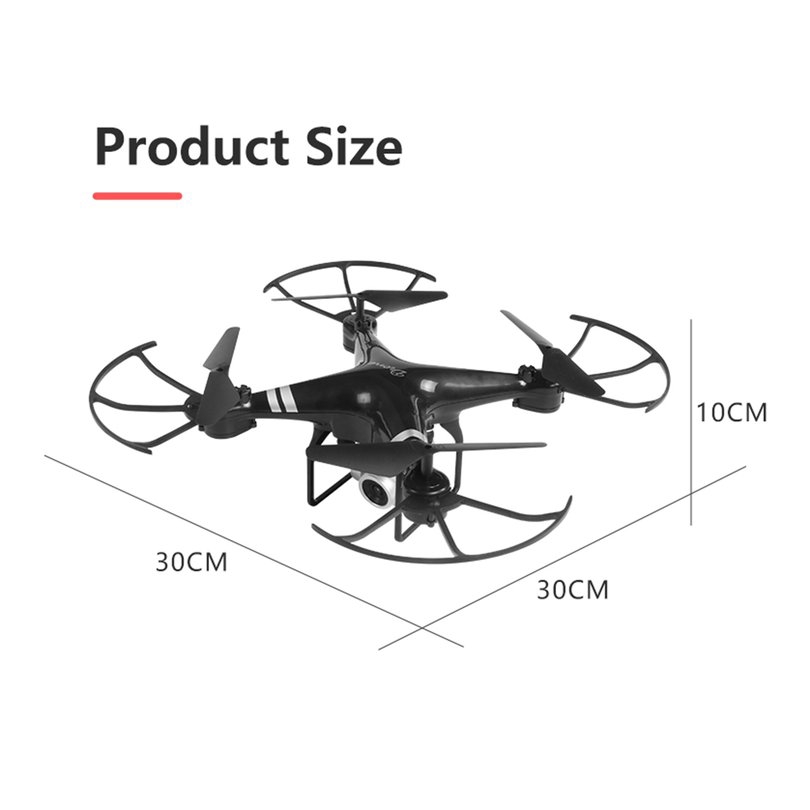 Drone Ky101 2.4g Rc Với Camera 4k Hd 3 Pin