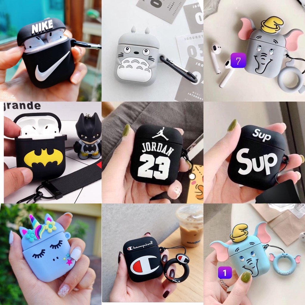 Vỏ đựng ốp CASE AIRPOD bảo vệ tai nghe không dây bluetooth airpods 2 , i12