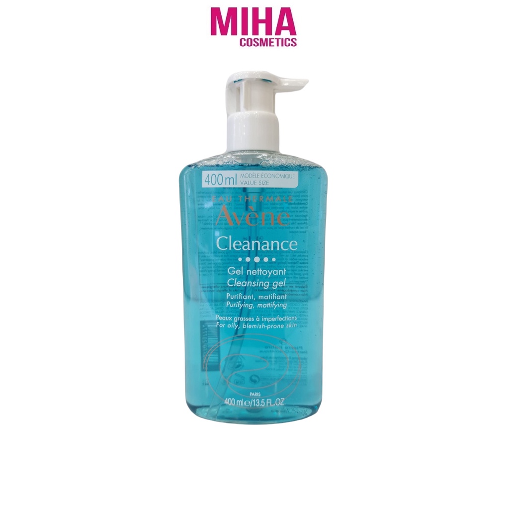 Sữa Rửa Mặt Dạng Gel Kiểm Soát Dầu Và Ngăn Ngừa Mụn Avène Cleanance Gel Nettoyant Cleansing Gel 400ml