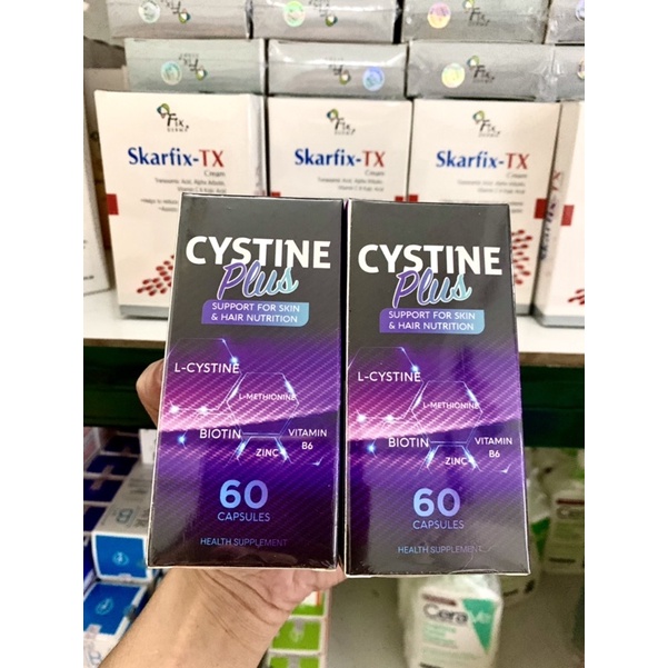 Cystine Plus Viên Uống Giảm Mụn Ngăn Rụng Tóc Và Giảm Thâm