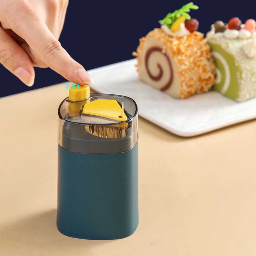 Hộp đựng tăm xỉa răng loại nhấn bật lên tự động sáng tạo