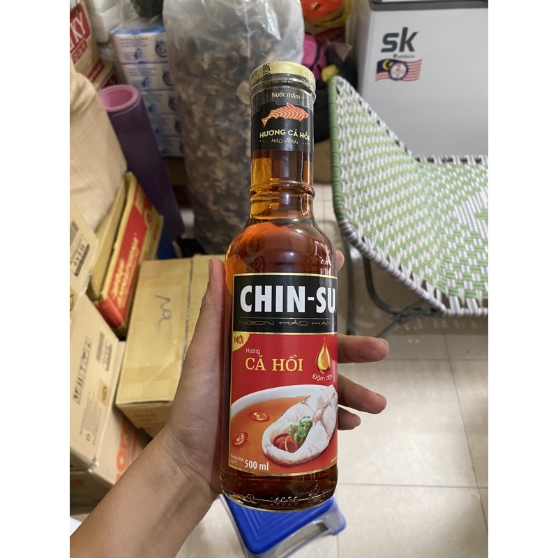 nước mắm chinsu chai thuỷ tinh