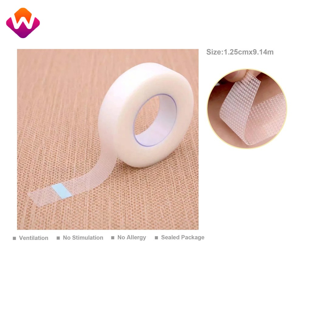Cuộn Băng Keo Y Tế Trong Suốt Thoáng Khí Cho Nối Mi 2.5''