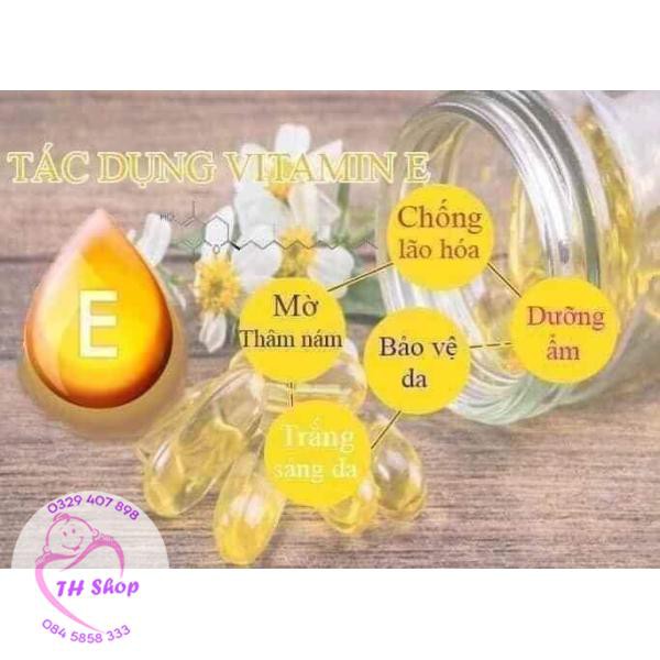 VIÊN UỐNG BỔ SUNG VITAMIN E 500IU HEALTHY CARE  HỖ TRỢ ĐẸP DA, CẢI THIỆN NỘI TIẾT TỐ