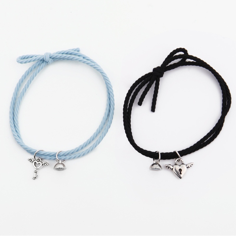 Set 2 Vòng Tay Chuỗi Hạt Đá Tự Nhiên Cho Cặp Đôi