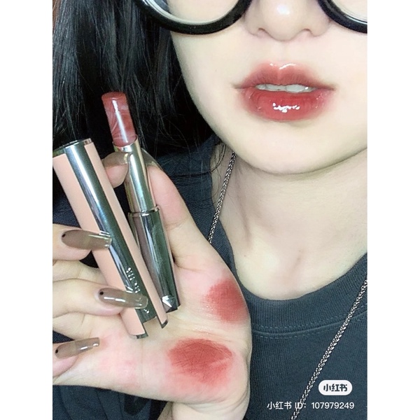 Son dưỡng có màu GVC Givenchy Rose Perfecto Lip Balm 117 Chilling Brown