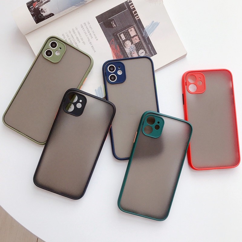 Ốp lưng bề mặt nhám dành cho iPhone 6/6s/6plus/6splus/7/8/7plus/8plus/x/xs/xs max/11/11promax