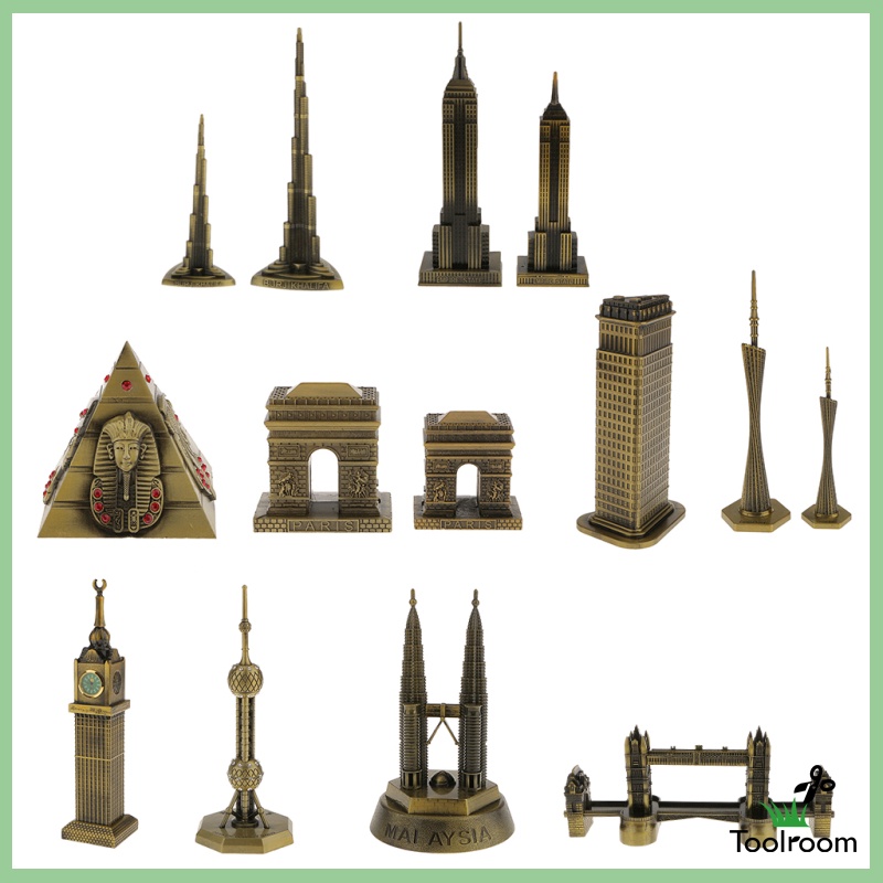 Mô Hình Tháp Đôi Malaysia Petronas 16cm