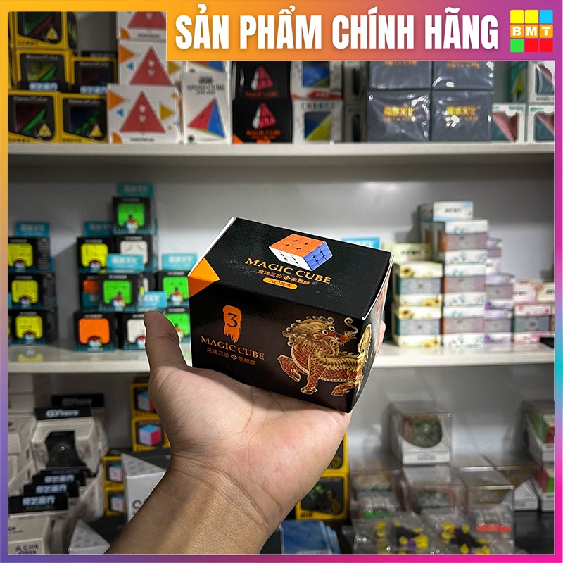 Rubik 3x3 Yuxin Black Unicorn 2021, rubic 3 tầng giá rẻ, đồ chơi thông minh cho bé