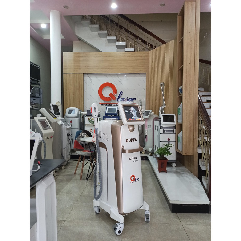 máy triệt lông & laser Busan korea 2021
