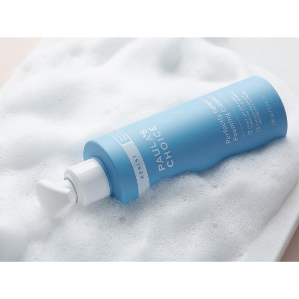 Sữa Rửa Mặt Dạng Bọt Paula's Choice Resist Perfectly balanced foaming cleanser Cân Bằng Da cho da dầu 190ml (7830)