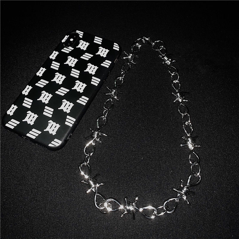 [Giao Hàng Miễn Phí] Vòng Cổ Gai 225053 Dây Chuyền Phong Cách Cá Tính Cho Nam Và Nữ