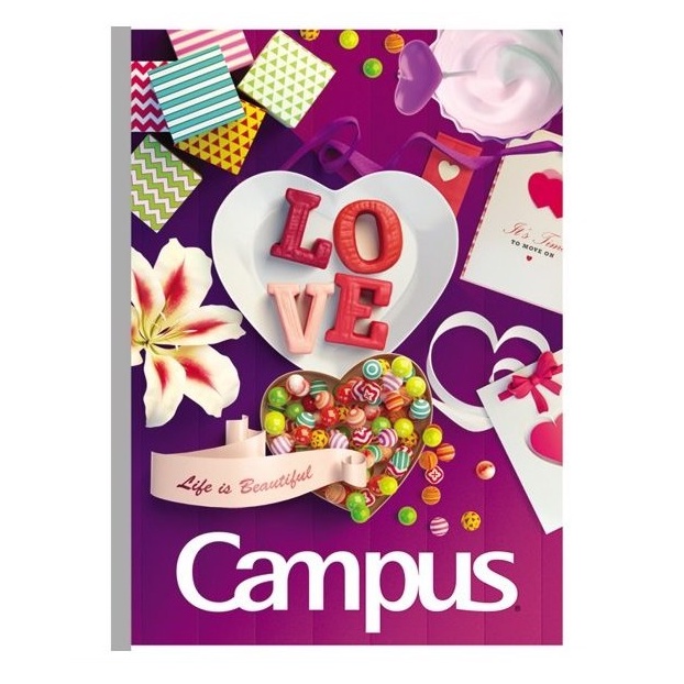 [GIAO HỎA TỐC] Vở KN Campus Gift 120 trang - Mua 10 tặng 1, bút nhớ dòng