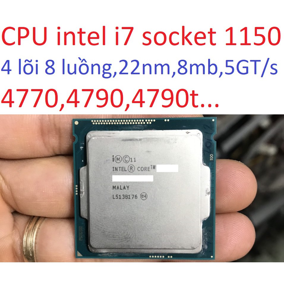 bộ vi xử lý CPU Xeon E3 1230 v3 Intel Core i7 4790 socket 1150 cho máy tính pc all | WebRaoVat - webraovat.net.vn