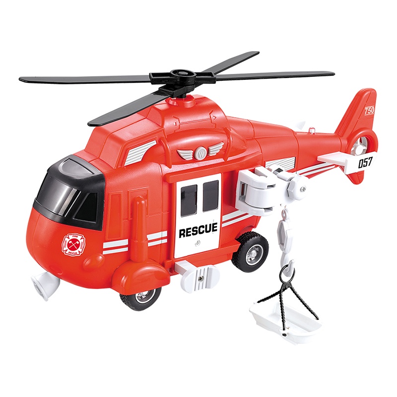 Đồ Chơi VECTO Trực Thăng Cứu Hộ (Đỏ) VT750/RED