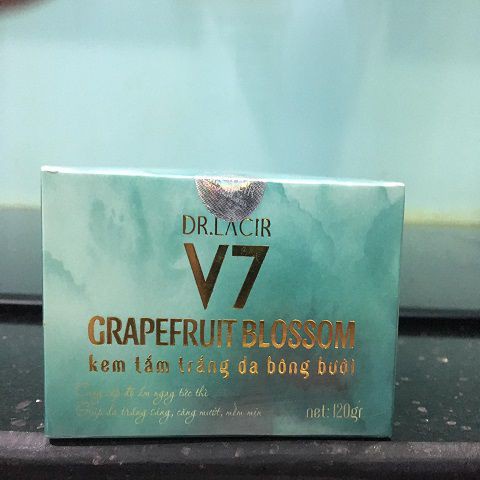 Kem dưỡng da ban đêm Dr. Lacir V7 Body Night Cream tinh chất bông bưởi cấp ẩm dưỡng trắng 120gr LM18
