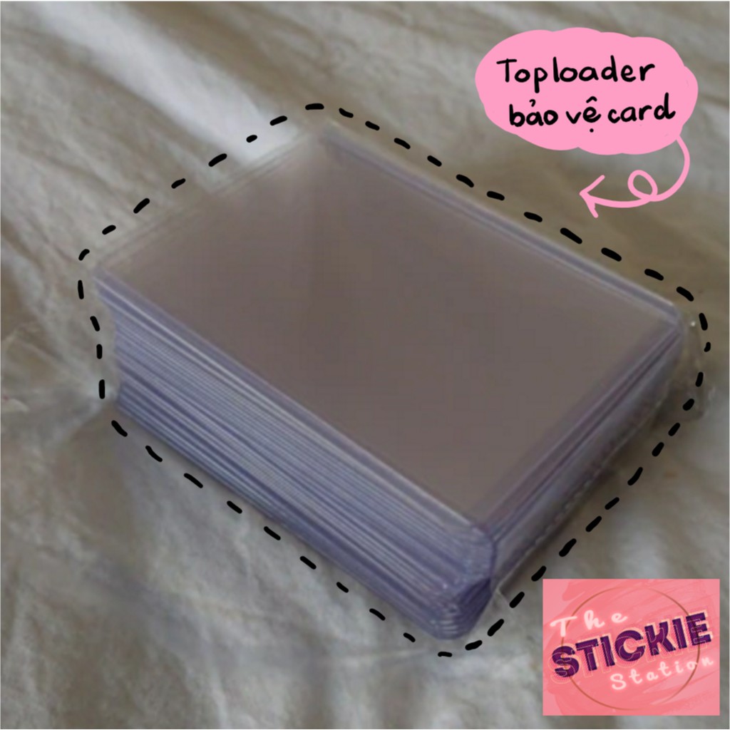 Toploader Bảo Vệ Card - Tấm nhựa đựng card A7 - Toploader 35PT 6x9 Có Bán Sleeve