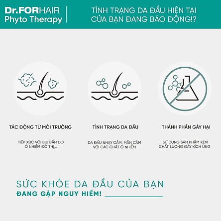 Dầu Gội Phục Hồi Tóc Hư Tổn Dr.FORHAIR/Dr For Hair Phyto Therapy 100ml/500ml