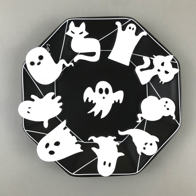 Khuôn Silicone Làm Mặt Dây Chuyền / Bông Tai DIY Hình Quả Bí Ngô / Dơi / Quả Bí Ngô Phong Cách Halloween