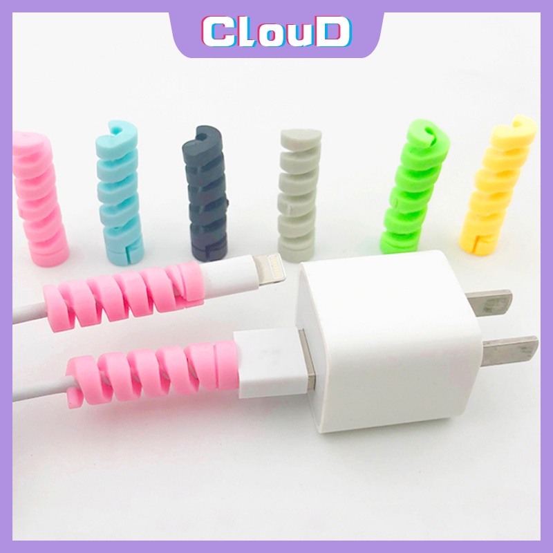 Dụng Cụ Quấn Bảo Vệ Dây Cáp Sạc USB / Điện Thoại Tiện Lợi