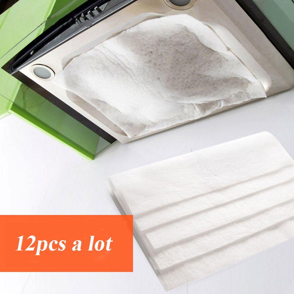 Set 12 Tấm Giấy Cotton Không Dệt Lót Mũ Trùm Đầu Hấp Thụ Tốt Tiện Dụng