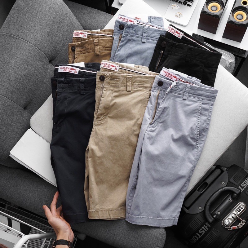 Quần short kaki nam|Quần ngố kaki nam cao cấp nhiều màu