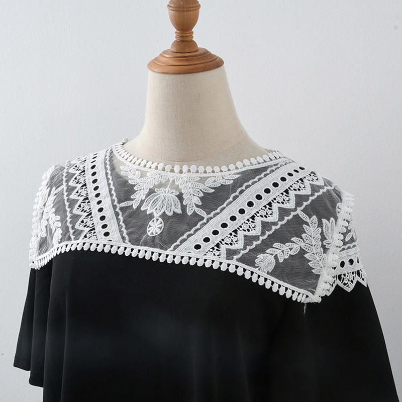 Khăn Choàng Cổ Ren Rỗng Chống Nắng May Đầm Cưới Mùa Hè