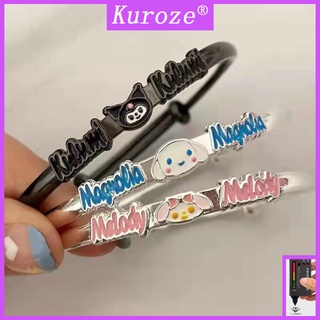Vòng đeo tay SANRIO có họa tiết hoạt hình Melody Cinnamoroll Kuromi dễ thương