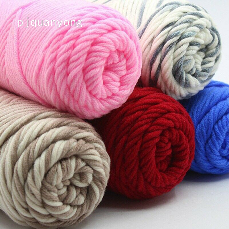 Cuộn Len Sợi To Mềm 100g