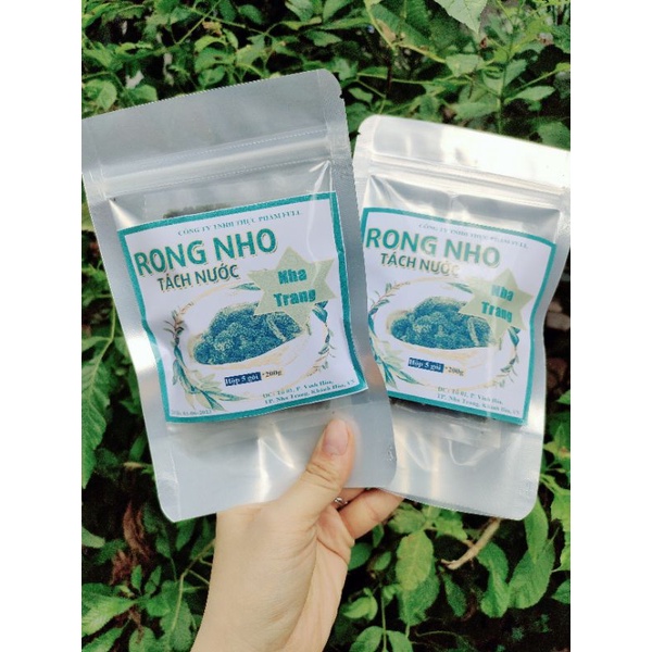 5 Gói Rong Nho Tách Nước