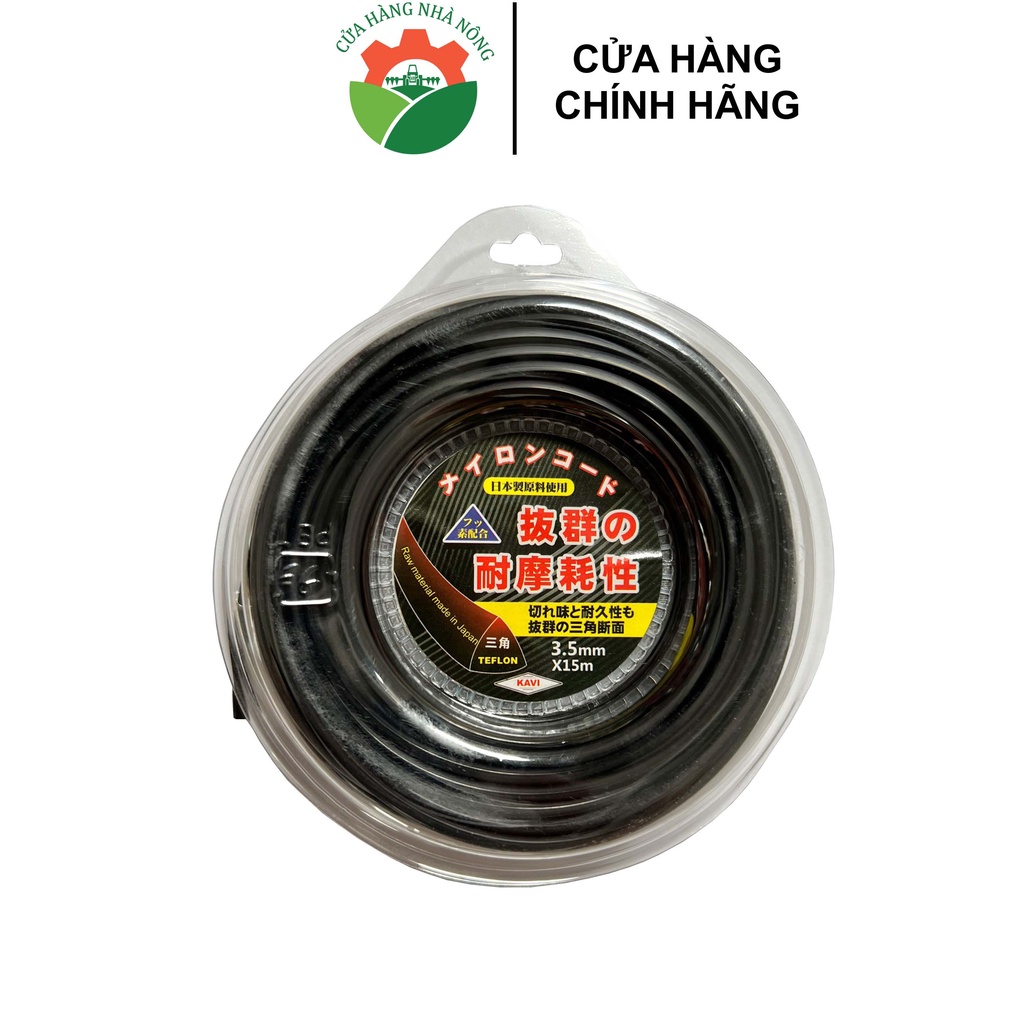 CƯỚC CẮT CỎ KAVI -TEFLON NHẬT BẢN 15M X 3.5MM CAO CẤP