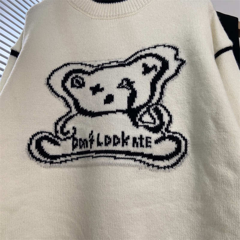 Áo Sweater Dệt Kim Mềm Dáng Rộng Kiểu Retro Thời Trang Mùa Thu Cho Nữ