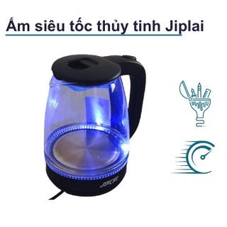 Ấm siêu tốc thủy tinh jiplai - bình đun siêu tốc 1.8l