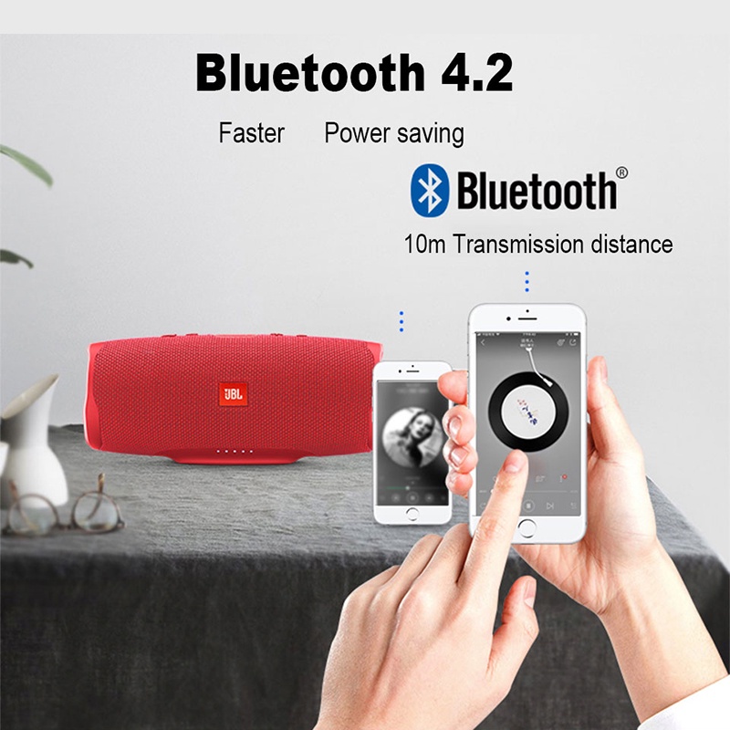 Loa Bluetooth Không Dây JBL Charge 4 Chống Thấm Nước IPX7 Kiêm Sạc Dự Phòng 24 Tiếng