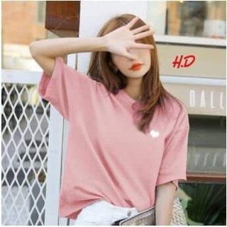 Hot Áo thun phản quang logo tim chất lượng