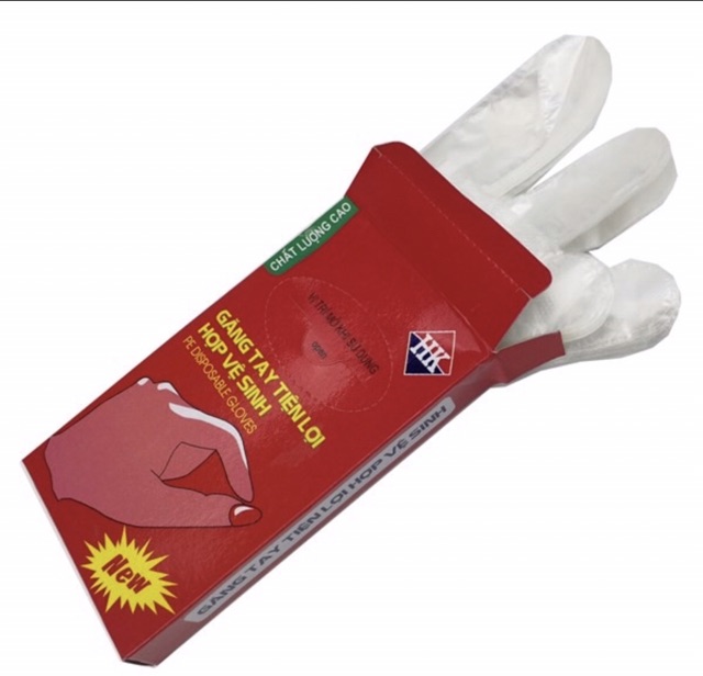 Găng tay ni long dùng 1 lần tiện lợi (80-100 chiếc/ hộp)
