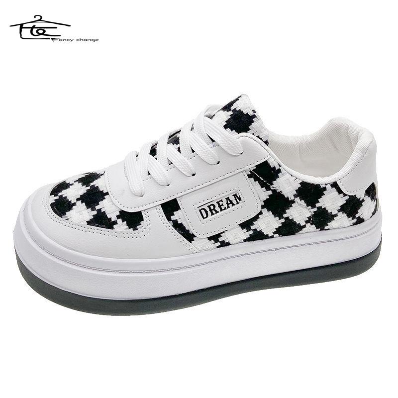 Giày Thể Thao Canvas Màu Trắng Phong Cách Hàn Quốc Cho Nữ