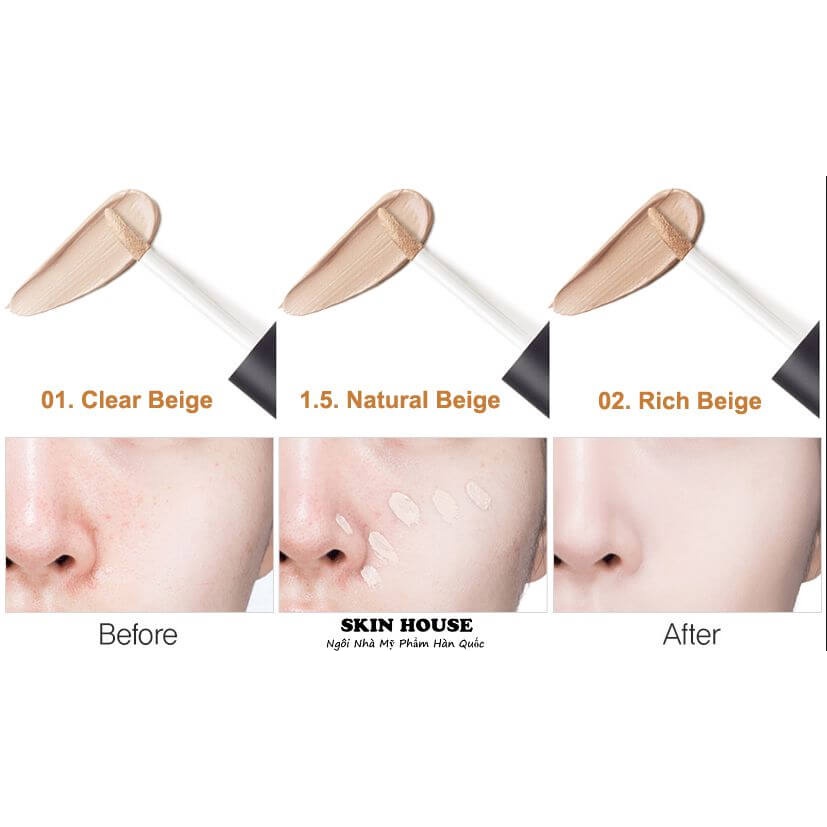 Kem Che Khuyết Điểm The Saem Cover Perfection Tip Concealer (6.5g) | BigBuy360 - bigbuy360.vn