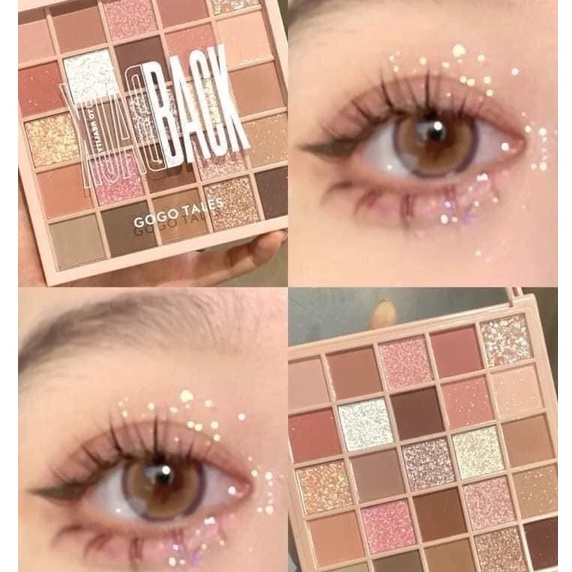 Bảng Mắt Gogotales 25 ô Phấn Mắt Nhũ Lì  Tone 202