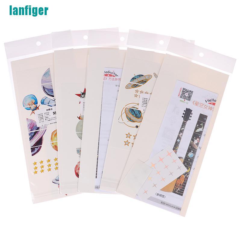 Miếng Dán Phím Đàn Guitar Bass Inlay DIY