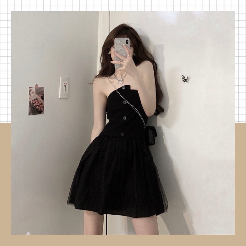 Đầm/Váy xoè đuôi phong cách hàn quốc