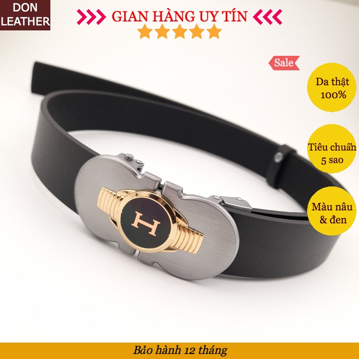 [SIÊU ĐẸP] Thắt Lưng Nam Da Bò Thời Trang Cao Cấp Mẫu Mới Chất Liệu Da Bò Nguyên Miếng ( BH 12 THÁNG)