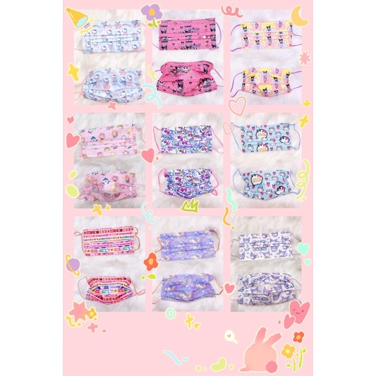 ❤ KHẨU TRANG HOẠT HÌNH ( set 10cái - inbox chọn mẫu ) ❤️