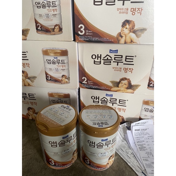 Sữa thiên thần số 1,2,3 Hàn Quốc